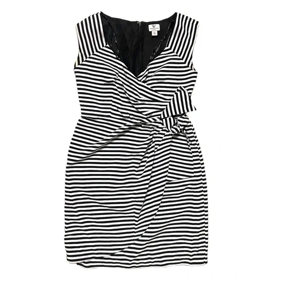 plus size white t shirt dress Orange White Striped Oversized T-Shirt Dress 2XS